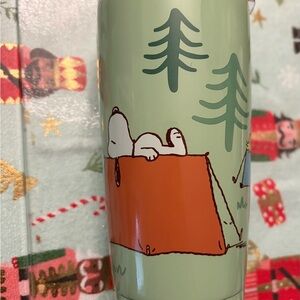 Peanuts Snoopy Camp Green Insulated Tumbler